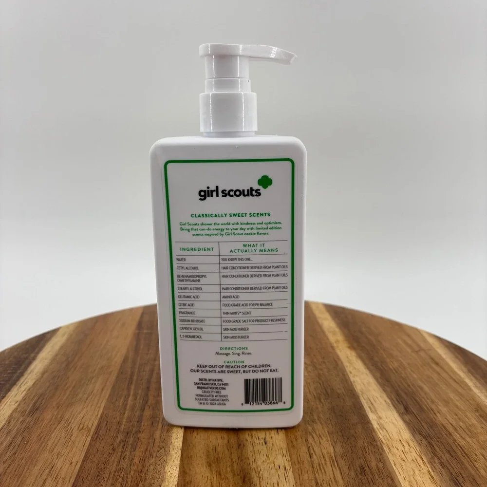 Girl Scouts Thin Mints Native‎ Volumizing Conditioner Limited Edition 16.5 FL OZ